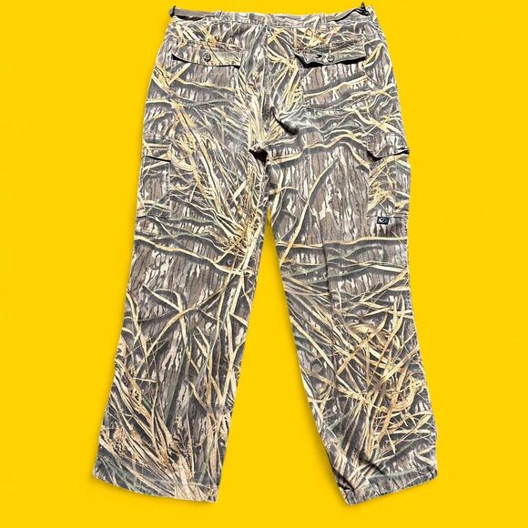 2000s Mossy Oak Camo Hunting Pants – Grass/Brush Pattern – Size XL - Picture 3 of 8